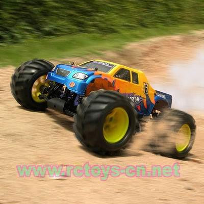 Fjernstyret 4x4 nitro truck 1:8