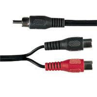 Audiokabel 1RCAm/2RCAf 0.2m