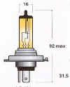 Osram H4 60/55 watt Light@day