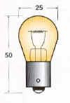 Blink- og bremselys 21 watt BA15s