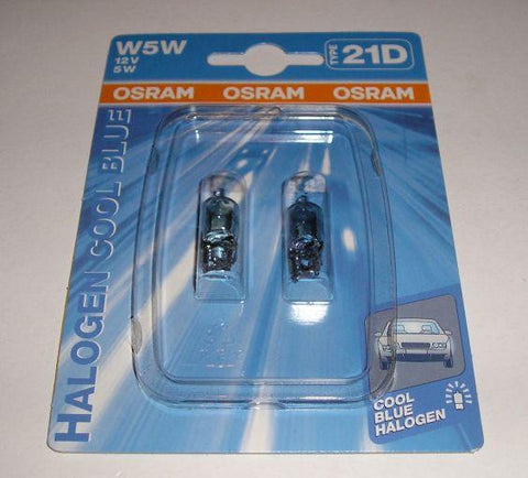 Glassokkel 5 watt Osram Cool Blue halogen