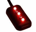 LED boks rød