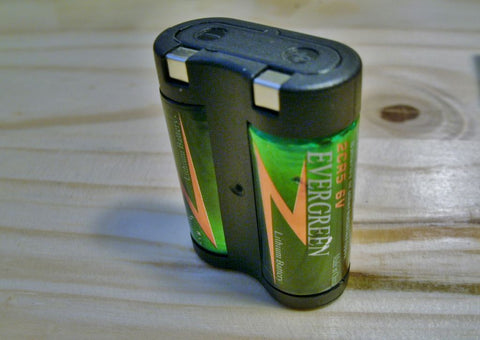 2CR5 foto alkaline batteri