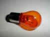 Blinklyspære 21 watt orange BAU15